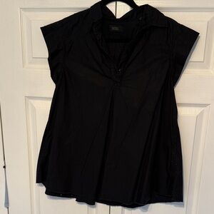 Diesel Women's Black Short Sleeve Blouse